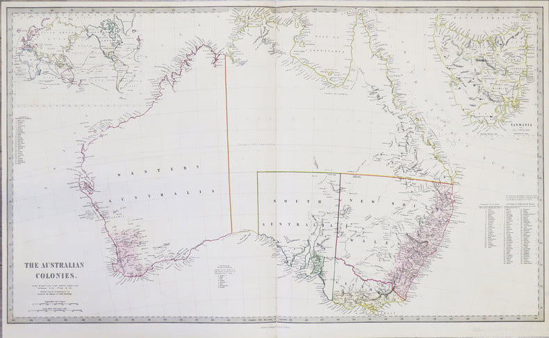 [AUSTRALIE] The Australian colonies.. S.D.U.K.