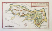 [ÎLE de RÉ] L'Isle de Ré de basse marée, située dans la mer Océane sur la coste occident.e de France, devant la ville de la Rochelle et du gouvern.t du pais d'Aunis. par FER (Nicolas de).