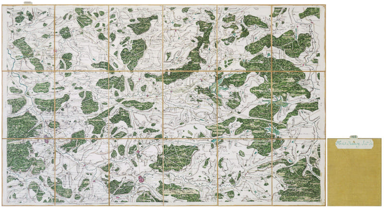  [NANCY] Carte de Cassini. Feuille n&deg;142/51. Nancy.. CASSINI de THURY (C&eacute;sar-Fran&ccedil;ois).