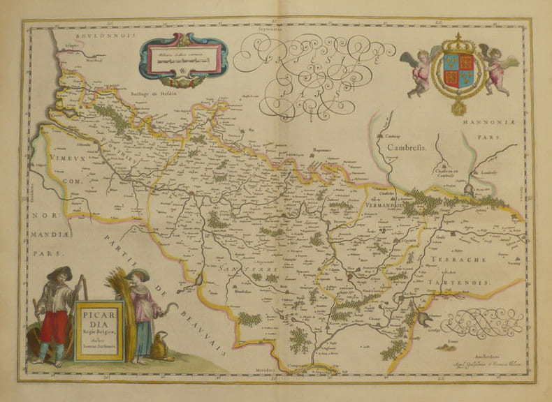  Picardia regio Belgica.. BLAEU (Willem & Johannes);