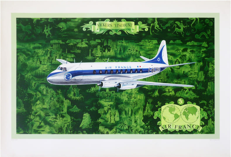 Air France. Vickers Viscount.. BOUCHER (Lucien).