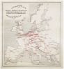  Réseau aérien d'Europe - European air routes - Europa-Luftverkehr 1939.. INTERAVIA.