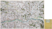  [ANGERS] Carte de Cassini. Feuille n°98/100. Angers.. CASSINI de THURY (César-François).