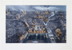  Paris incendié. Nuit du 24 au 25 mai 1871.. FICHOT (Charles).