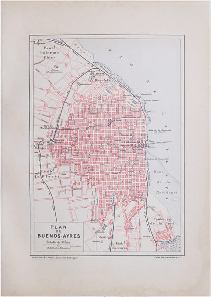  [BUENOS-AIRES] Plan de Buenos-Ayres.. PERRIN (Maurice).