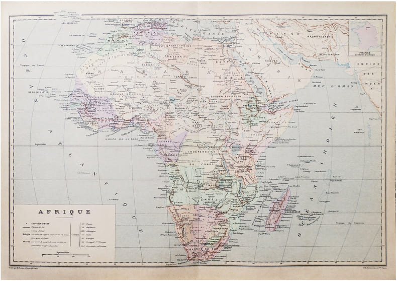  Afrique.. MORIEU (&Eacute;mile).
