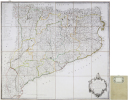  [CATALOGNE] Mapa del Principado de Cataluña : comprehende los corregimientos de Barcelona, Cervera, Gerona, Lerida, Manresa, Mataró, Puigcerdá, ...