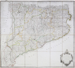  [CATALOGNE] Mapa del Principado de Cataluña : comprehende los corregimientos de Barcelona, Cervera, Gerona, Lerida, Manresa, Mataró, Puigcerdá, ...