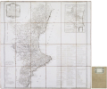  [VALENCE] Mapa geográfico del Reyno de Valencia, dividido en sus trece gobernaciones ò partidos.. LÓPEZ y VARGAZ MACHUCA (Tomás).