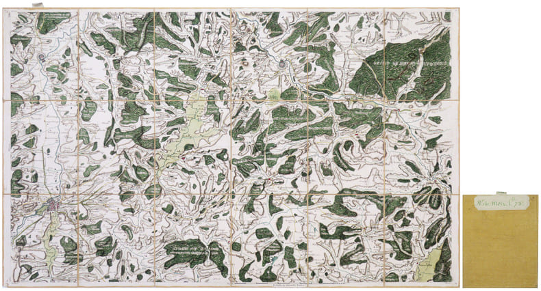  [METZ] Carte de Cassini. Feuille n&deg;141/73. Metz.. CASSINI de THURY (C&eacute;sar-Fran&ccedil;ois).