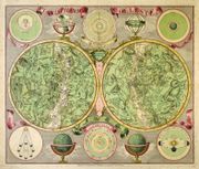  Planisphærium cœleste secundum restitutionem Hevelianam et Hallejanam. par LOTTER (Tobias Conrad).