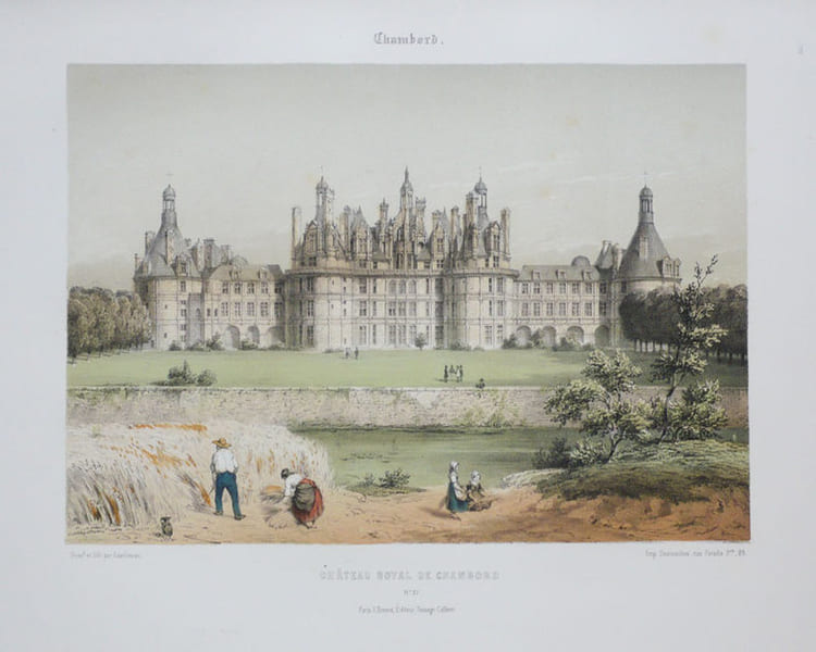  Chambord. Ch&acirc;teau royal de Chambord.. ASSELINEAU (L&eacute;on-Auguste);