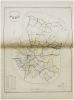  [CHARENTE-MARITIME] France communale & cantonale. Dép.t de la Charente-Inférieure. Arrondissement de Saintes. Atlas du canton de Pons.. LACROIX (E.).