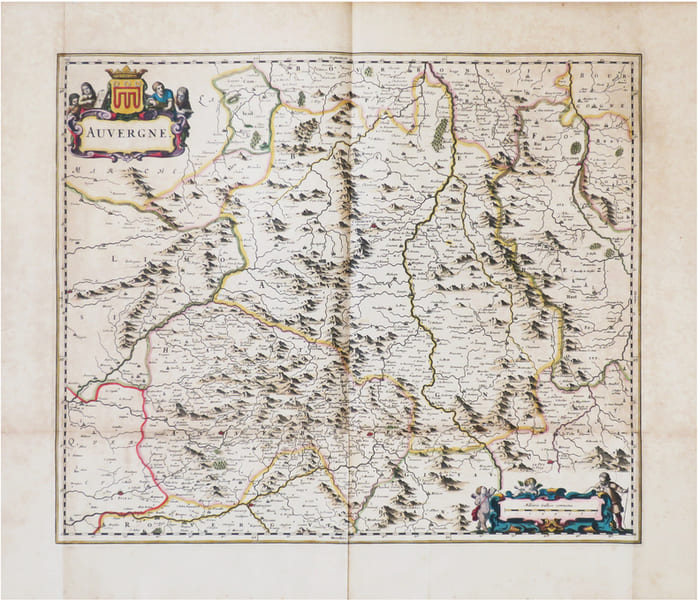  [AUVERGNE] Auvergne.. BLAEU (Johannes).