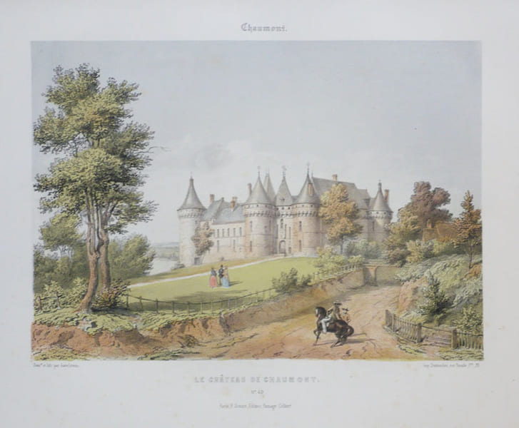  Chaumont. Le ch&acirc;teau de Chaumont.. ASSELINEAU (L&eacute;on-Auguste);