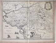  [POITOU] Poictou. Pictaviensis comitatus. par HONDIUS (Jodocus).