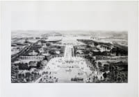 Aspect général de Versailles, pris à vol d'oiseau du Grand Canal.