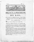 Proclamation du roi, sur un décret de l'Assemblée Nationale, relatif à l'insurrection qui a eu lieu à bord de deux vaisseaux de l'escadre de Brest. par [SAINT-DOMINGUE].