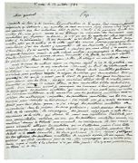 Lettre autographe signée [à Louis-Antoine de Thomassin, comte de Peynier]. par [SAINT-DOMINGUE] — COUAGNE (Michel de).