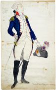[Portrait en pied de Gilbert du Motier, marquis de La Fayette]. par [ETATS-UNIS]
