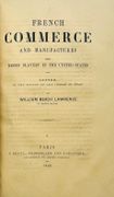 L'industrie française et l'esclavage des Nègres aux États-Unis. Lettre au rédacteur en chef du Journal des Débats. par LAWRENCE (William Beach).
