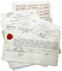 Ensemble de 9 documents, la plupart manuscrits. . [GUYANE].