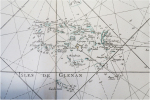  [FINISTÈRE & MORBIHAN/GROIX & GLÉNAN] 6.me Carte particulière des costes de Bretagne depuis la baye d'Hodierne jusqu'à l'isle de Groa, contenant les ...