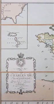  [FRANC-MAÇONNERIE] Carte maçonnique de l'Empire français, et de toutes les dépendances du G... O... de France. 5809.. FUSTIER (Louis Florimond).