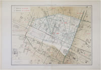  [EAUX et ÉGOUTS de PARIS - 1er et 2ème arrondissements] Atlas administratif des Eaux de la Ville de Paris. Service des Eaux et des Égouts. 1.er arrond.t du Louvre - 2.e arrond.t de la Bourse.