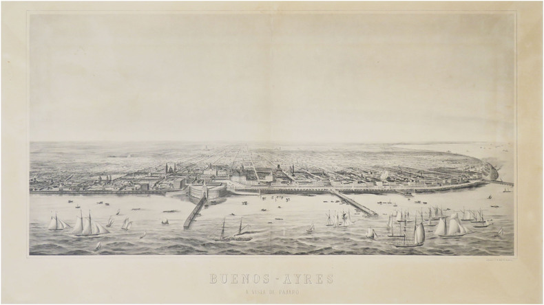  [BUENOS-AIRES] Buenos-Ayres a vista de pajaro.. DULIN (Jean Désiré).