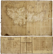  [BELLE-ÎLE-en-MER] Carte particulière et détaillée de lisle de Belle Isle avec les attaques de l’escadre anglaise le 8 et 22 avril 1761. par TAILLE (Alexandre de). - Image 1