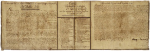  [BELLE-ÎLE-en-MER] Carte particulière et détaillée de lisle de Belle Isle avec les attaques de l’escadre anglaise le 8 et 22 avril 1761.. TAILLE ...
