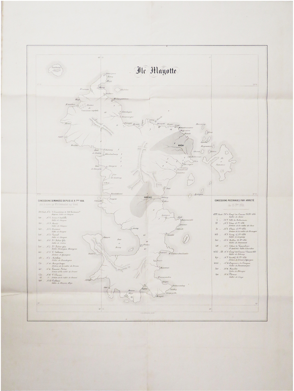  [MAYOTTE] Île Mayotte.. CHARPENTIER (Henri-Désiré).
