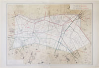  [EAUX et ÉGOUTS de PARIS - 9ème et 10ème arrondissements] Atlas administratif des Eaux de la Ville de Paris. Service des Eaux et des Égouts. 9.e arrond.t de l'Opéra - 10.e arrond.t de l'Entrepôt.