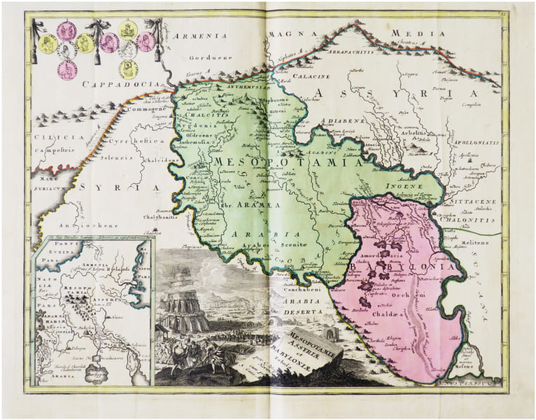 Mesopotami&aelig;, Assyri&aelig; et Babyloni&aelig; tabula.. WEIGEL (Christoph).