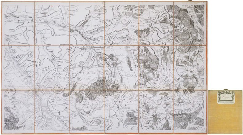  [TROYES] Carte de Cassini. Feuille n&deg;81/31. Troyes.. CASSINI de THURY (C&eacute;sar-Fran&ccedil;ois).