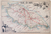  [ÎLE d'YEU/VENDÉE] Île Dieu. Île d'Yeu, anc.t Insula de Oya, Oias, puis Oys. par BRAIVE (Georges).