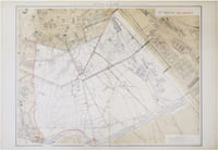  [EAUX et ÉGOUTS de PARIS - 13ème arrondissement] Atlas administratif des Eaux de la Ville de Paris. Service des Eaux et des Égouts. 13.e arrond.t des Gobelins.