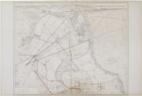  [EAUX et ÉGOUTS de PARIS - 19ème arrondissement] Atlas administratif des Eaux de la Ville de Paris. Service des Eaux et des Égouts. 19.e arrond.t des Buttes Chaumont.