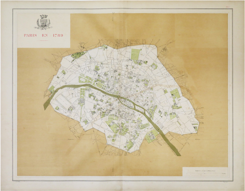  Paris en 1789.. ALPHAND (Jean-Charles Adolphe) & FAUVE (L.).