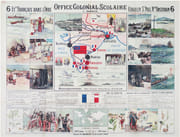  Office Colonial Scolaire. Et.ts français dans l'Inde. Kerguelen, S.t Paul, N.lle Amsterdam. N°6. par FOUQUERAY (Charles) & DEMOULIN (J.).