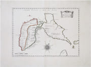  [GUADELOUPE] Isle de la Guadeloupe scituée à 16 degrez de lat. septentrionale. par SANSON d'ABBEVILLE (Nicolas).