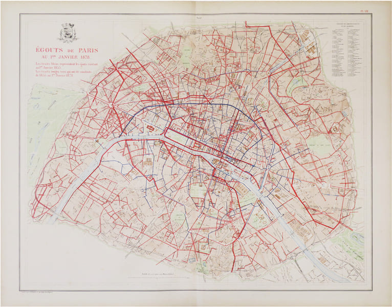  [&Eacute;GOUTS de PARIS] &Eacute;gouts de Paris au 1er janvier 1878.. ALPHAND (Jean-Charles Adolphe) & FAUVE (L.).