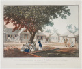  [ANTIGUA] Vue de l'&eacute;tablissement des missions &agrave; S.t Johns dans l'isle d'Antigoa aux Indes occidentales [et] Vue de Gracehill dans l'isle d'Antigoa ...