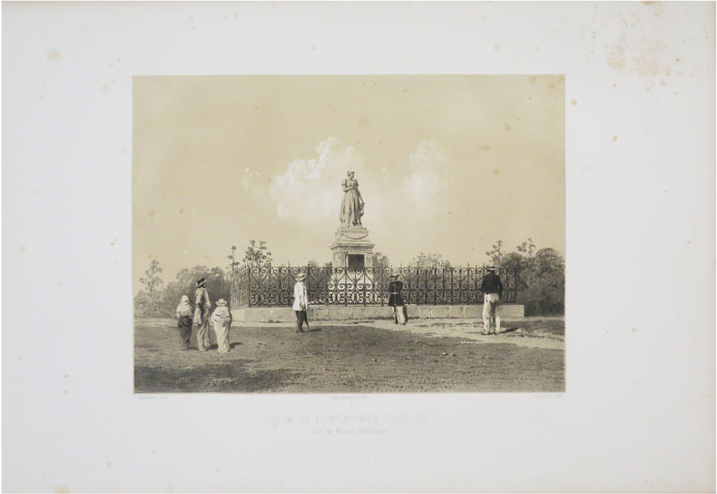  [MARTINIQUE] Statue de l'imp&eacute;ratrice Jos&eacute;phine. Fort-de-France, Martinique.. HARTMANN (Hippolyte) & CIC&Eacute;RI (Eug&egrave;ne).