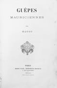 Guêpes mauriciennes. par MATOU (pseud. de Petit d'Hauterive).