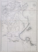  [TUNISIE] Carte de la Régence de Tunis dressée au Dépôt de la Guerre. par PRICOT de SAINTE-MARIE (Jean-Baptiste Évariste Marie) & FALBE (Christian Tuxen). - Image 2