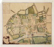  [CHÂTEAUNEUF-sur-SARTHE] Plan de Chateauneuf en l'an 1806. par [ANONYME].