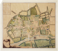  [CH&Acirc;TEAUNEUF-sur-SARTHE] Plan de Chateauneuf en l'an 1806.. [ANONYME].