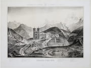  [ISÈRE/NOTRE-DAME DE LA SALETTE] Panorama du pélerinage de N. Dame de La Salette. Souvenir d'une fête. par CLAPPIÉ et FILS.